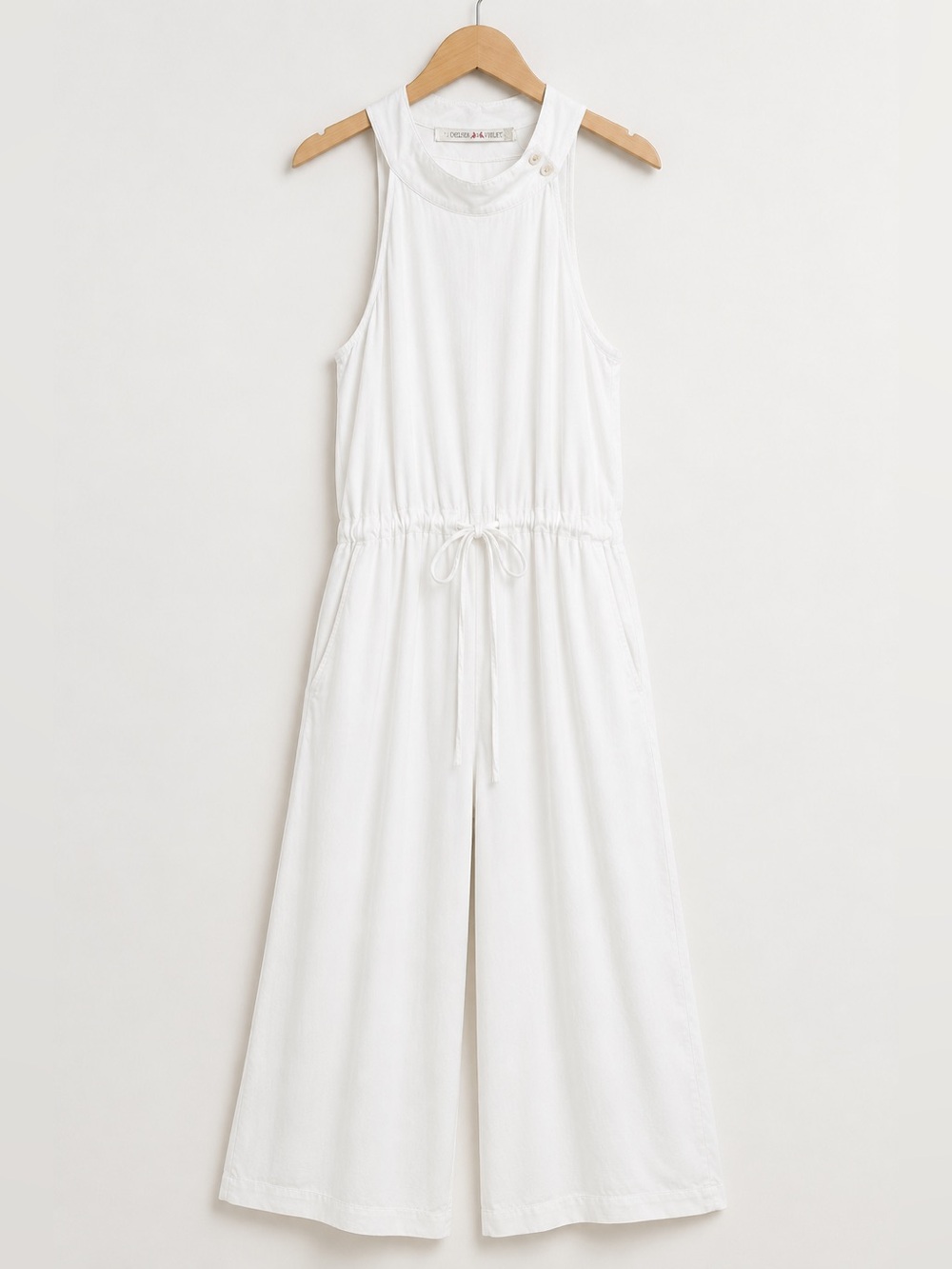 Chelsea & Violet White Tencel Wide Leg Jumpsuit 🤍✨ - Picture 2 of 5